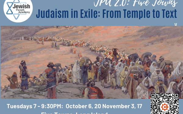 JPA 2.0 Five Towns: Judaism in Exile: From Temple to Text